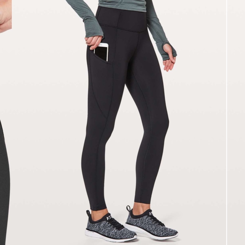Lululemon Fast & Free 7/8 Tight II *Non-Reflective Nulux 25"
Black